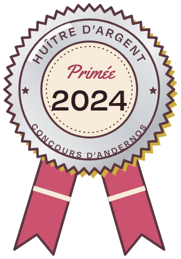 Médaille Huître d'argent 2024 — concours de l'huître d'Andernos